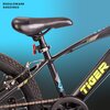 Rower dziecięcy SUN BABY Tiger Bike 20 cali dla chłopca Czarno-zielono-niebieski Wiek 7 lat