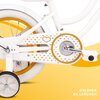 Rower dziecięcy SUN BABY Heart Bike 14 cali dla dziewczynki Biało-złoty Waga z opakowaniem [kg] 12.3