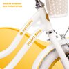 Rower dziecięcy SUN BABY Heart Bike 14 cali dla dziewczynki Biało-złoty Wyposażenie Kółka boczne