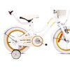 Rower dziecięcy SUN BABY Heart Bike 14 cali dla dziewczynki Biało-złoty Wiek 4 lata
