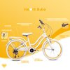 Rower dziecięcy SUN BABY Heart bike 20 cali dla dziewczynki Biało-złoty Kolory dostępne w ofercie producenta Miętowy