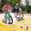 Rower dziecięcy SUN BABY Heart bike 20 cali dla dziewczynki Biało-złoty Wyposażenie Dzwonek
