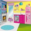 Lalka LISCIANI Barbie Dream Summer Villa 304-76932 Załączone wyposażenie Tekturowe mebelki