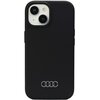 Etui AUDI Silicone Case do Apple iPhone 15 Plus Czarny