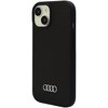 Etui AUDI Silicone Case do Apple iPhone 15 Plus Czarny Model telefonu iPhone 15 Plus
