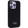 Etui AUDI Silicone Case do Apple iPhone 15 Pro Czarny Seria telefonu iPhone