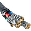 Kabel USB - Lightning BASEUS Unbreakable 1 m Czarny Długość [m] 1