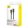 Kabel USB-C - Lightning BASEUS 1m Czarny Wyświetlacz LCD Nie