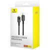 Kabel USB-C - Lightning BASEUS 2m Czarny Kabel magnetyczny Nie