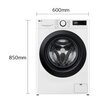 Pralka LG F4W90506W 9kg 1400rpm TurboWash™ AI DD Programator (sterowanie) Elektroniczny