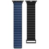 Pasek BELINE Magnetic Pro do Apple Watch 4/5/6/7/8/9/SE/SE 2/SE 2022 (38/40/41mm) Czarno-niebieski Materiał Silikon