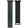 Pasek BELINE Magnetic Pro do Apple Watch 4/5/6/7/8/9/SE/SE 2/SE 2022 (38/40/41mm) Czarno-zielony Materiał Silikon