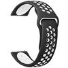 Pasek BELINE Watch Sport Silicone 22mm Czarno-biały Materiał Skóra ekologiczna