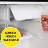 Lodówka GÖTZE & JENSEN RB145K Czarna Położenie zamrażarki Brak