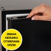 Lodówka GÖTZE & JENSEN RB145K Czarna Zmiana kierunku otwierania drzwi Tak
