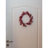 Wianek dekoracyjny SASKA GARDEN Z jarzębiny 30 cm Czerwony Kolor Czerwony