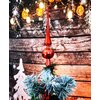 Czubek CHRISTMAS GIFTS 25 cm Czerwony Gwarancja 24 miesiące