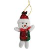 Zawieszka SASKA GARDEN Bałwanek 16 cm Czerwony