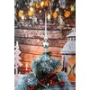 Czubek CHRISTMAS GIFTS Christmas Tree Top 25 cm Srebrny Kolor Srebrny
