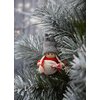 Figurka dekoracyjna SASKA GARDEN Laleczka z woreczkiem 7.5 cm Czerwony Szerokość [cm] 7