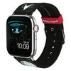 Pasek MOBY FOX Star Trek Warp Speed do Apple Watch 2/3/4/5/6/7/8/9/SE/SE 2022/Ultra/Ultra 2 (38/40/41/42/44/45/49mm) Czarny Materiał Silikon