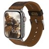 Pasek MOBY FOX Star Wars Chewbacca do Apple Watch 2/3/4/5/6/7/8/9/SE/SE 2022/Ultra/Ultra 2 (38/40/41/42/44/45/49mm) Brązowy Materiał Silikon