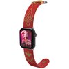 Pasek MOBY FOX DC Comics Wonder Woman 1984: Crimson Armor do Apple Watch 2/3/4/5/6/7/8/9/SE/SE 2022/Ultra/Ultra 2 (38/40/41/42/44/45/49mm) Bordowy Dominujący kolor Wzór (Crimson)