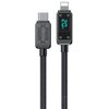 Kabel USB-C - Lightning WEKOME WDC-08 Vanguard Series 20W 1 m Czarny