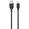 Kabel USB - Lightning DEVIA Jelly 2.4A 1.2 m Czarny Długość [m] 1.2