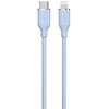 Kabel USB-C - Lightning DEVIA Jelly 27W 1.2 m Niebieski Długość [m] 1.2