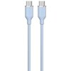 Kabel USB-C - USB-C DEVIA Jelly 60W 1.2 m Niebieski Długość [m] 1.2