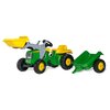 Jeździk ROLLY TOYS Kid John Deere 023110 z łyżką i przyczepą