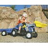 Jeździk ROLLY TOYS Traktor z łyżką i przyczepką New Holland Rodzaj Jeździk