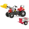 Jeździk ROLLY TOYS Junior Traktor 811397 Czerwony Przedział wiekowy 3+