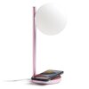 Lampa stołowa LEXON Bubble LH70LP z ładowarką indukcyjną Jasnoróżowy Barwa światła Wielokolorowe (RGB)