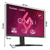 Monitor VIEWSONIC VX2780J-2K 27" 2560x1440px IPS 170Hz 1 ms Przeznaczenie Do domu i biura