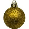 Zestaw dekoracyjny CHRISTMAS DECORATION 800389 (54 elementy) Złoty Szerokość [cm] 23