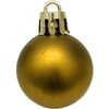 Zestaw dekoracyjny CHRISTMAS DECORATION 800389 (54 elementy) Złoty Głębokość [cm] 13
