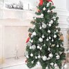 Zestaw dekoracyjny CHRISTMAS DECORATION 791458 (54 elementy) Srebrny Gwarancja 24 miesiące