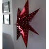 Gwiazda CHRISTMAS DECORATION 60 cm Czerwony Kolor Czerwony