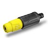 Wózek do węża ogrodowego KARCHER 2.645-345.0 z wężem PrimoFlex + Przyłącze kranowe KARCHER 3/4" 1/2"  2.645-006.0 + Szybkozłącze KARCHER Plus 2.645-193.0 + Szybkozłącze KARCHER Plus 2.645-194.0 + Zraszacz prosty KARCHER 2.645-264.0 Wyposażenie Adapter na kran z redukcją