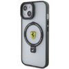 Etui FERRARI Ring Stand do Apple iPhone 15 Przezroczysty Seria telefonu iPhone