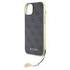 Etui GUESS 4G Charms do Apple iPhone 14 Plus/15 Plus Szary Kompatybilność Apple iPhone 15 Plus