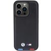 Etui BMW Leather Stamp Tricolor do Apple iPhone 15 Pro Czarny Model telefonu iPhone 15 Pro