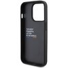 Etui BMW Leather Stamp Tricolor do Apple iPhone 15 Pro Czarny Gwarancja 12 miesięcy