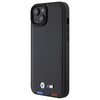 Etui BMW Stamp Tricolor do Apple iPhone 14 Plus/15 Plus Czarny Seria telefonu iPhone
