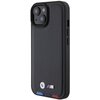 Etui BMW Stamp Tricolor do Apple iPhone 15 Czarny Seria telefonu iPhone