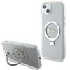 Etui GUESS Ring Stand MagSafe do Apple iPhone 14 Plus/15 Plus Przezroczysty
