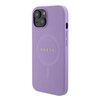 Etui GUESS Saffiano MagSafe do Apple iPhone 14 Plus/15 Plus Fioletowy Seria telefonu iPhone