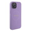 Etui GUESS Saffiano MagSafe do Apple iPhone 14 Plus/15 Plus Fioletowy Model telefonu iPhone 15 Plus